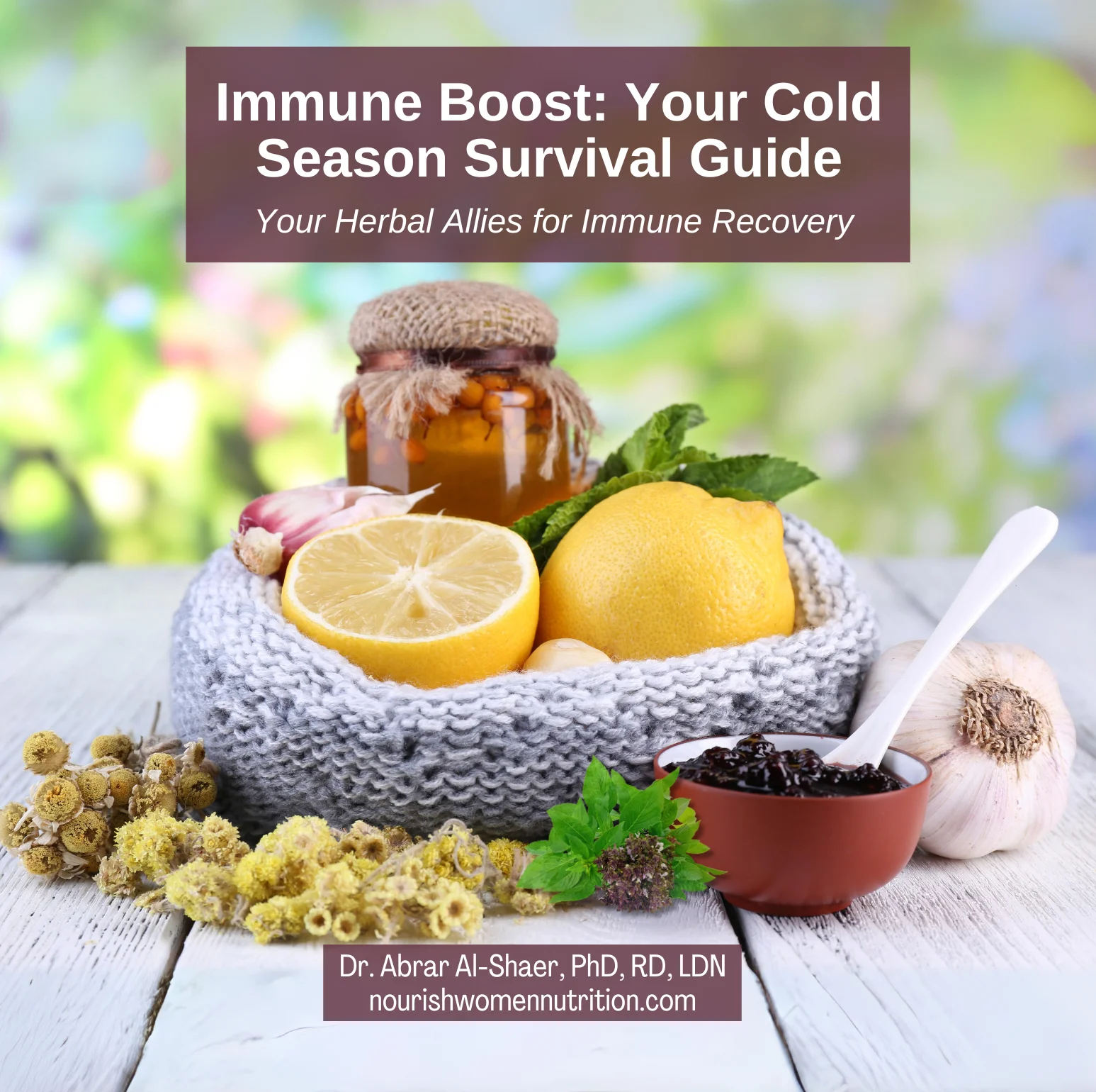 Immune Boost: Your Cold Season Survival Guide eBook Cover